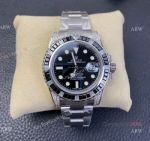 KS Factory Mens Rolex Submariner Black Dial Diamond Bezel Swiss Replica Watches